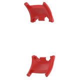 For Xiaomi Mi Band 8 1 Pair  PC Plastic Watch Band Connector(Red)