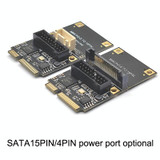 Mini PCI-E To USB3.2 GEN1 Front 19Pin 2 Ports Transfer Card Supports Half High S 4PIN Electric Point