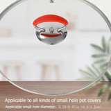 5pcs Universal Silicon Pot Lid Handle Kitchenware Accessories, Style: Steel  Ring