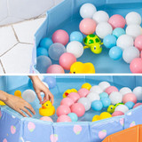 120 x 30cm Children Foldable No Need Inflate Bathing Tub Playing House Game Sand Ball Pool(Blue)