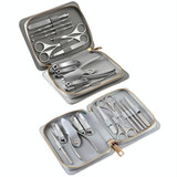 12 in 1 Stainless Steel Nail Trimming and Polishing Tool Set, Style: Square Head