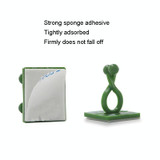 Large Plant Climbing Wall Buckle Vine Traceless Plant Fixer Self-Adhesive Hooks(Green)