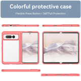 For Google Pixel Fold Colorful Series Acrylic + TPU Phone Case(Red)