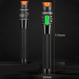 1-60 km Optical Fiber Red Light Pen 5/10/15/20/30/50/60MW Red Light Source Light Pen, Specification: 10mW Orange