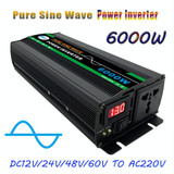 6000W 24V to 220V High Power Car Pure Sine Wave Inverter Power Converter