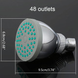 AL-63620 Detachable Bathroom Showerhead Overhead Spray Plastic Bathroom Rooftop Nozzle