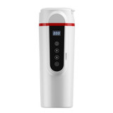 SUITU  HQ-3900 24V/12V Car/Truck Heated Coffee Mug Smart Mug,Spec: Small Screen White