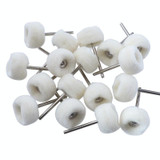 10pcs MT-3YM Cashmere Ball Polishing Wheel Metal Mirror Polishing With Rod Wool Grinding Head