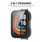 For Redmi Watch 3 ENKAY Hat-Prince Full Coverage PC Frame + Tempered Glass Film Watch Case(Transparent)