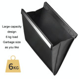 Car Garbage Bag Rear Seat Folding Storage Bag(Black)