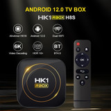 HK1 RBOX-H8S 4K Ultra HD Android 12.0 Smart TV Box with Remote Control, Allwinner H618 Quad-Core, 4GB+32GB(AU Plug)