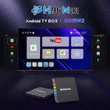 H96 Max W2 4K Ultra HD Android 11.0 Smart TV Box with Remote Control, Amlogic S905W2 Quad-Core, 4GB+32GB(UK Plug)