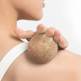 YG049 High-Density Cork Yoga Massage Ball Fitness Fascia Balls, Specification: Diameter 65mm