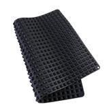 Silicone Pyramid Baking Chicken Mat Oil Filter Oil Separation Baking Mat BBQ Bread Cookie Oven Baking Mat(Black)