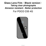 For Xiaomi Poco C55 4G imak High Definition Glass Lens Film Black Version