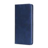 For vivo S16e / V27e Cow Texture Magnetic Horizontal Flip Leather Phone Case(Blue)