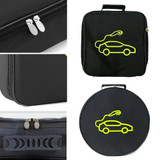 Car Charging Cable Storage Bag Carry Bag For Electric Vehicle Charger Plugs,Spec: Square Without Logo