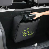 Car Charging Cable Storage Bag Carry Bag For Electric Vehicle Charger Plugs,Spec: Square Without Logo