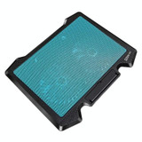 S200 Dual Silent Cooling Fan Portable Slim Notebook Cooling Pad for Laptop(Blue)