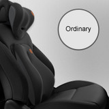 SR-21 Car Lumbar Cushion Headrest Seat Memory Foam Accessories, Style: Ordinary Headrest (Black)