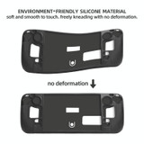 For Steam Deck Hifylux ST-PF14 Game Console Silicone Case Anti-scratch Non-slip Handheld Case Lanyard(Black)