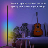 SAL004B USB Plug Home Bar Atmosphere Music Ambient RGB LED Floor Light