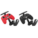 For DJI FPV Combo Remote Control PULUZ Silicone Protective Case with Neck Strap(Red)