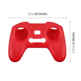 For DJI FPV Combo Remote Control PULUZ Silicone Protective Case(Red)