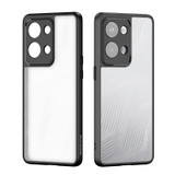 For OPPO Reno9 / Reno9 Pro DUX DUCIS Aimo Series TPU + PC Frosted Feel Phone Case(Black)