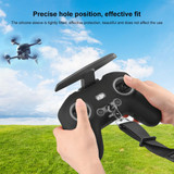 For DJI FPV Combo Remote Control PULUZ Silicone Protective Case (Black)