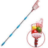 Stainless Steel Aerial Fruit Picker Fruit Picking Tools, Specification: 9 Sections 3.6m