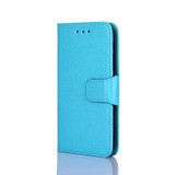 For Tecno Spark 8C Crystal Texture Leather Phone Case(Sky Blue)