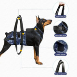 Injured Dog Auxiliary Leash Front and Rear Leg Double Slings For Large and Medium-sized Dogs, Size: S