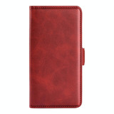 For Realme 10 4G Dual-side Magnetic Buckle Horizontal Flip Leather Phone Case(Red)