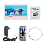 DPF-106 10.1 inch Digital Photo Frame LED Video Advertising Machine, Plug:AU Plug(White)