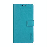 For Sharp Rouvo V idewei Crazy Horse Texture Leather Phone Case with Holder(Sky Blue)