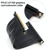 PCI-E 3.0 16X 90 Degree Graphics Card Extension Cable, Length:50cm