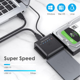 USB3.0 to SATA or IDE Hard Drive Adapter Converter With Clone Function