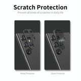 For Samsung Galaxy S23 5G / S23+ 5G ENKAY Hat-Prince Aluminium Alloy Camera Lens Protector Full Cover(Dark Green)