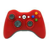 For Microsoft Xbox 360 / PC XB13 Dual Vibration Wireless 2.4G Gamepad With Receiver(Red)