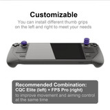 For Steam Deck Game Console Joystick Cap Set Anti-skid Combination Button Cap(Purple)