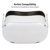 For Oculus Quest 2 VR Front Cover Protective Face Shell(Transparent)