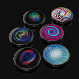 Colorful Luminous Galaxy Star Stainless Steel Rotary Gyro Fingertip Anti Stress Toys(Starlight Shining)