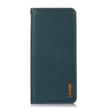 For Xiaomi Redmi Note 12 4G Global KHAZNEH Nappa Top Layer Cowhide Leather Phone Case(Green)