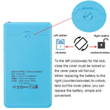 Q6 Removable 6 Sections 18650 Battery Box Charger Case, Style: Flash/Fast Charge(Blue)