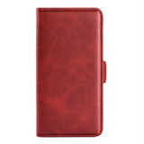 For Xiaomi Poco M5 4G Dual-side Magnetic Buckle Horizontal Flip Leather Phone Case(Red)