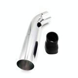 Universal  Air Intakes Short Cold Racing Aluminium Air Intake Pipe Hose with Cone Filter Kit System(Silver)