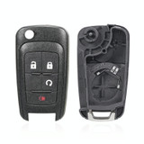 For Opel Car Keys Replacement Car Key Case with Foldable Key Blade(3 Buttons/Start Button)
