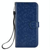 For Realme 10 4G Honeycomb Dot Texture Leather Phone Case(Blue)