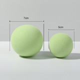 7cm Round Ball + 5cm Round Ball Geometric Cube Solid Color Photography Photo Background Table Shooting Foam Props (Green)